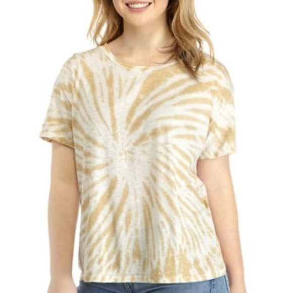 TRUE CRAFT Crew Neck Tie Dye T-Shirt - Picture 1 of 3